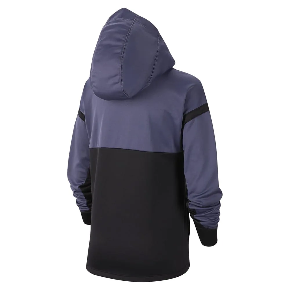 Nike Therma Purple/Black Pullover Boy's Training Hoodie