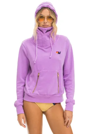 NINJA PULLOVER HOODIE - NEON PURPLE