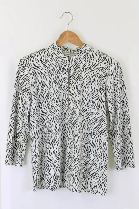 Noni B Animal Print Cardigan S