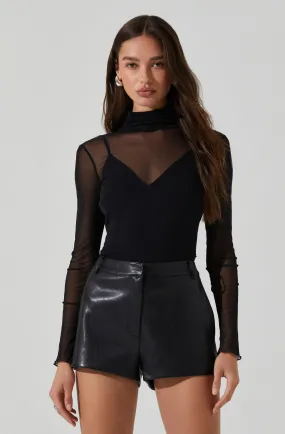 Olia Mesh Layered Bodysuit