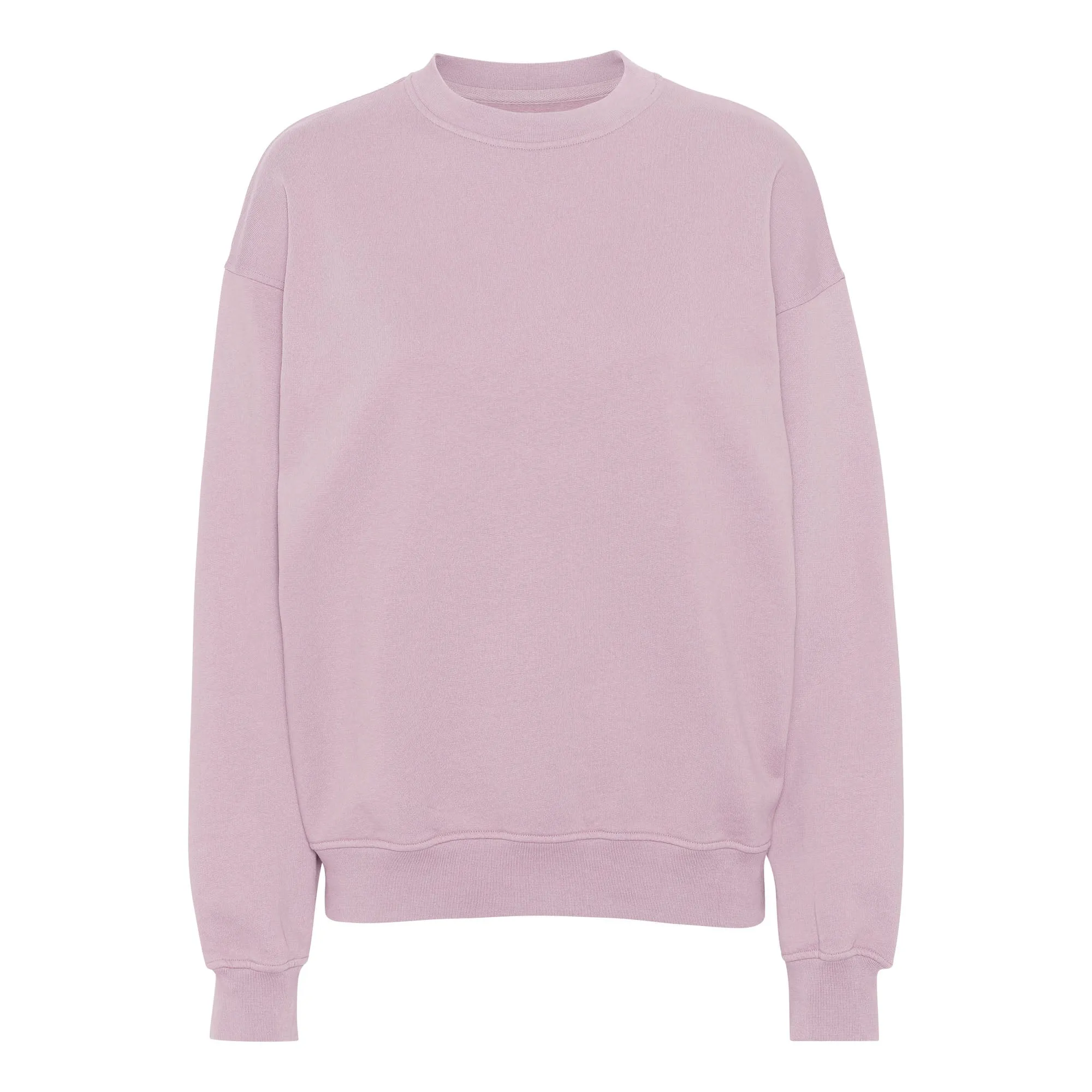 Organic Oversized Crew - faded pink