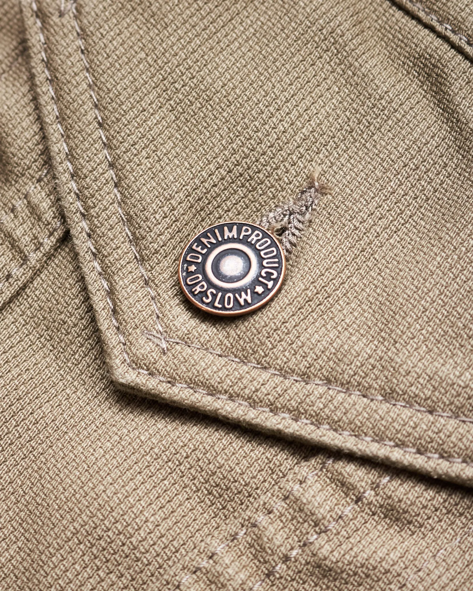 Orslow 60's Cotton Pique Jacket Dusty Olive