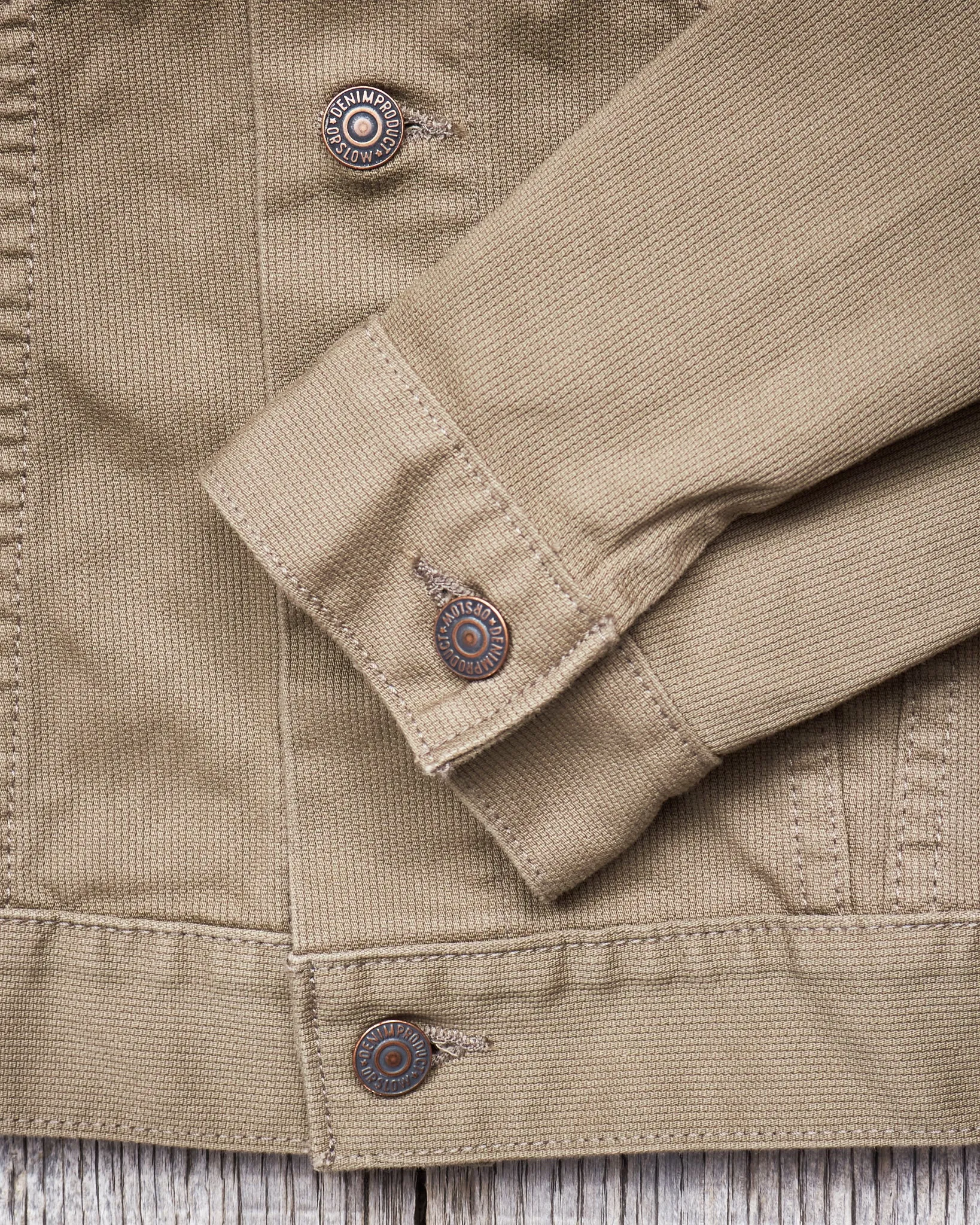 Orslow 60's Cotton Pique Jacket Dusty Olive