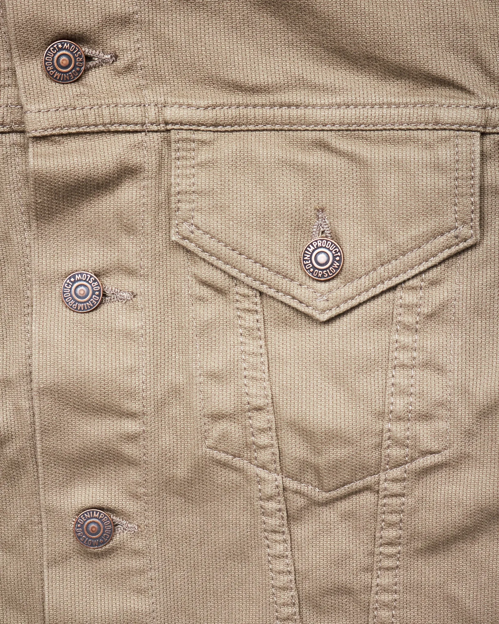 Orslow 60's Cotton Pique Jacket Dusty Olive