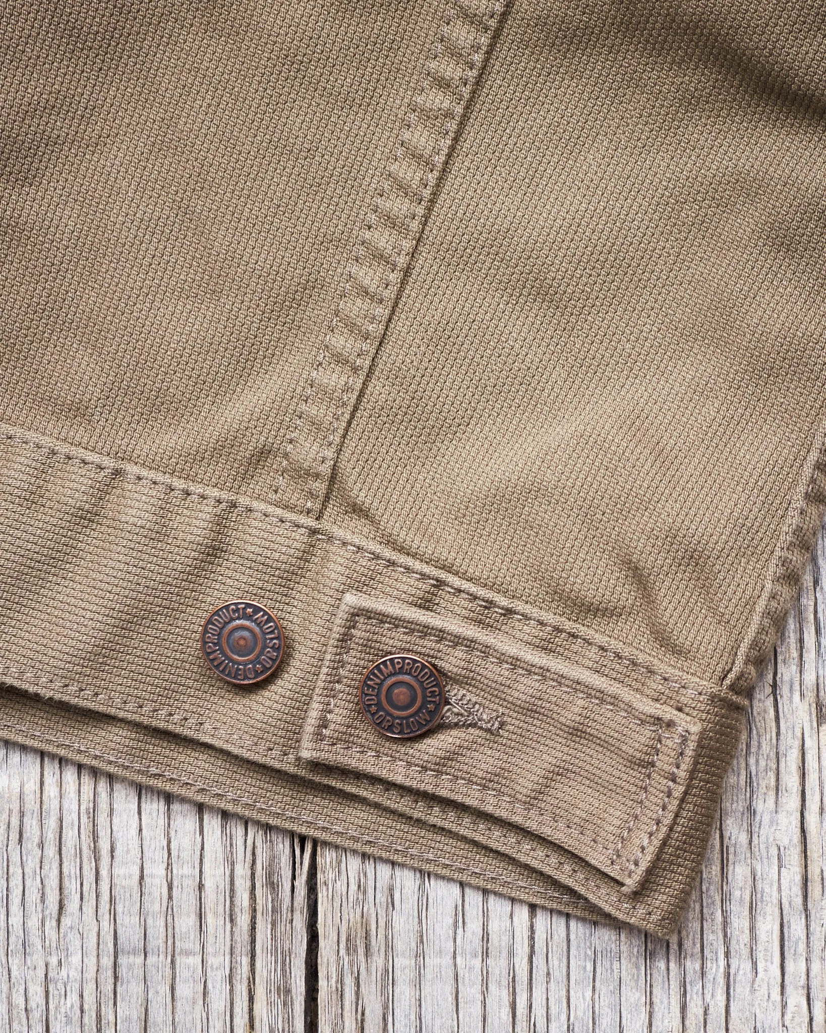Orslow 60's Cotton Pique Jacket Dusty Olive