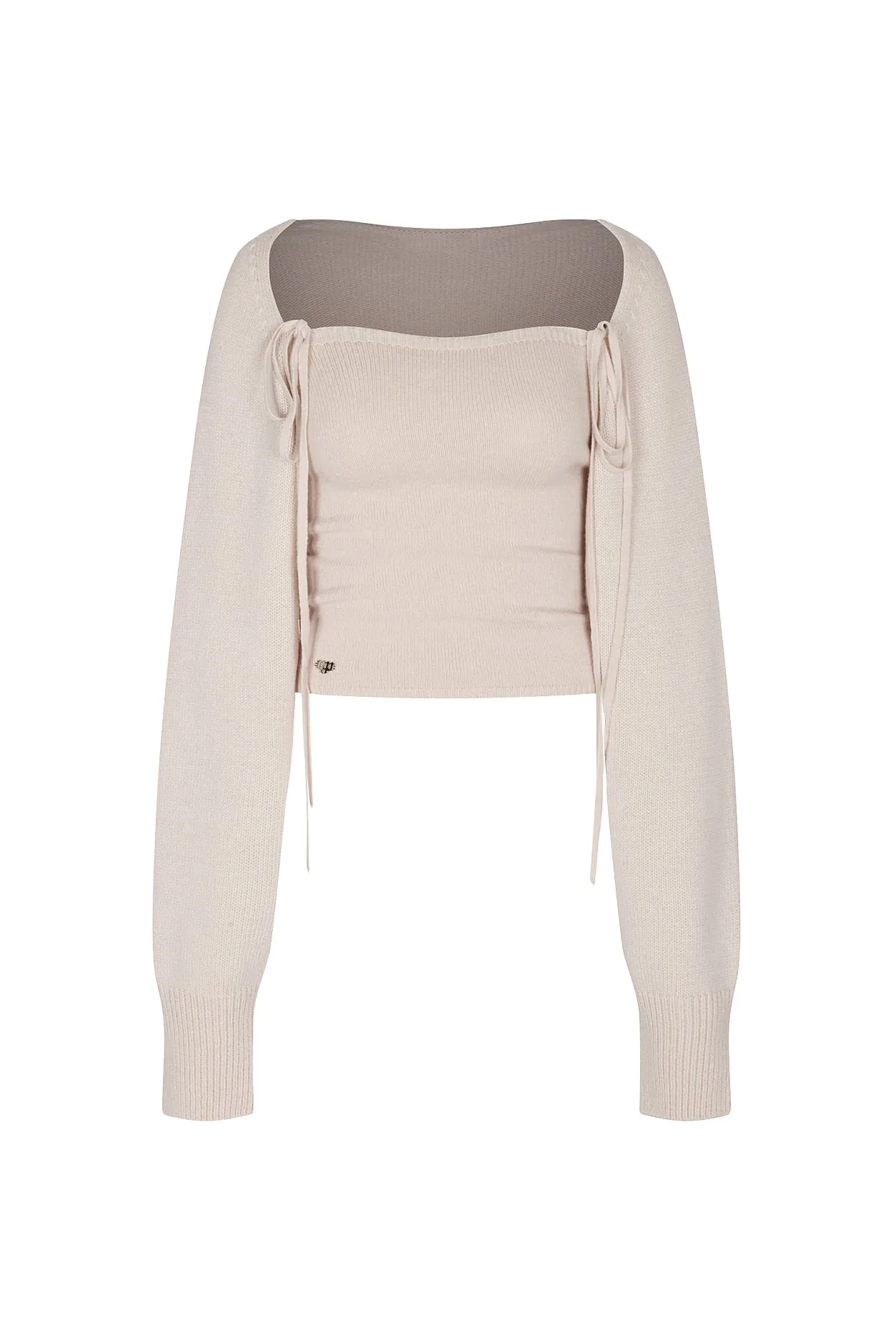 [PAIN OR PLEASURE] FW 23 DAPHNE CARDIGAN SET (FW ver.) oyster