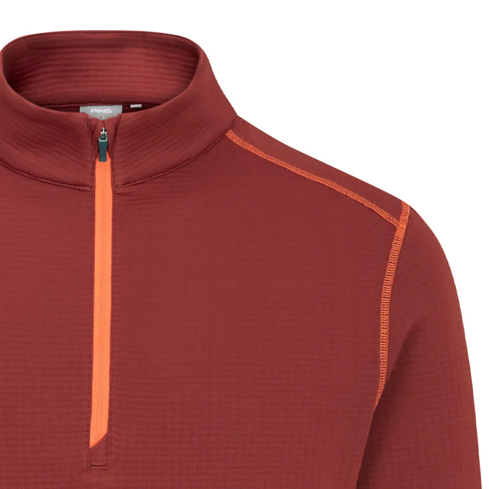 Ping Edwin 1/2 Zip Pullover - Brick
