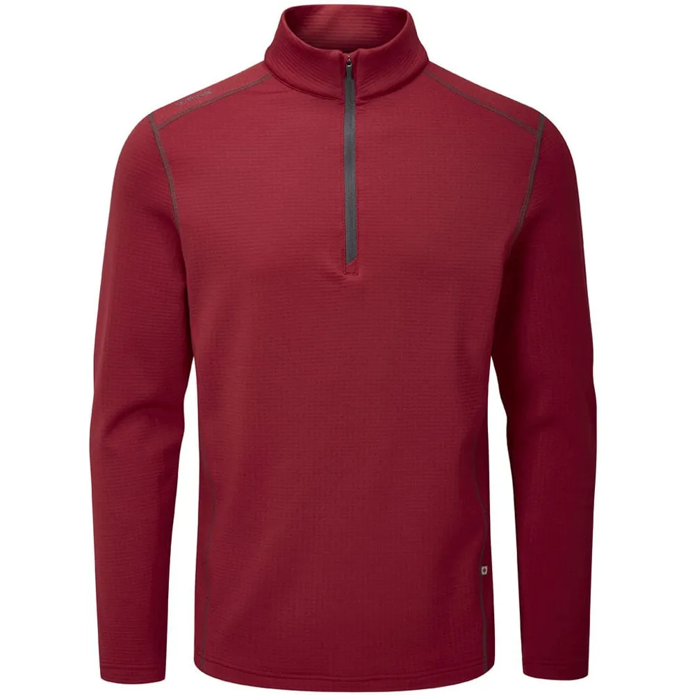 Ping Edwin 1/2 Zip Pullover - Firebrick