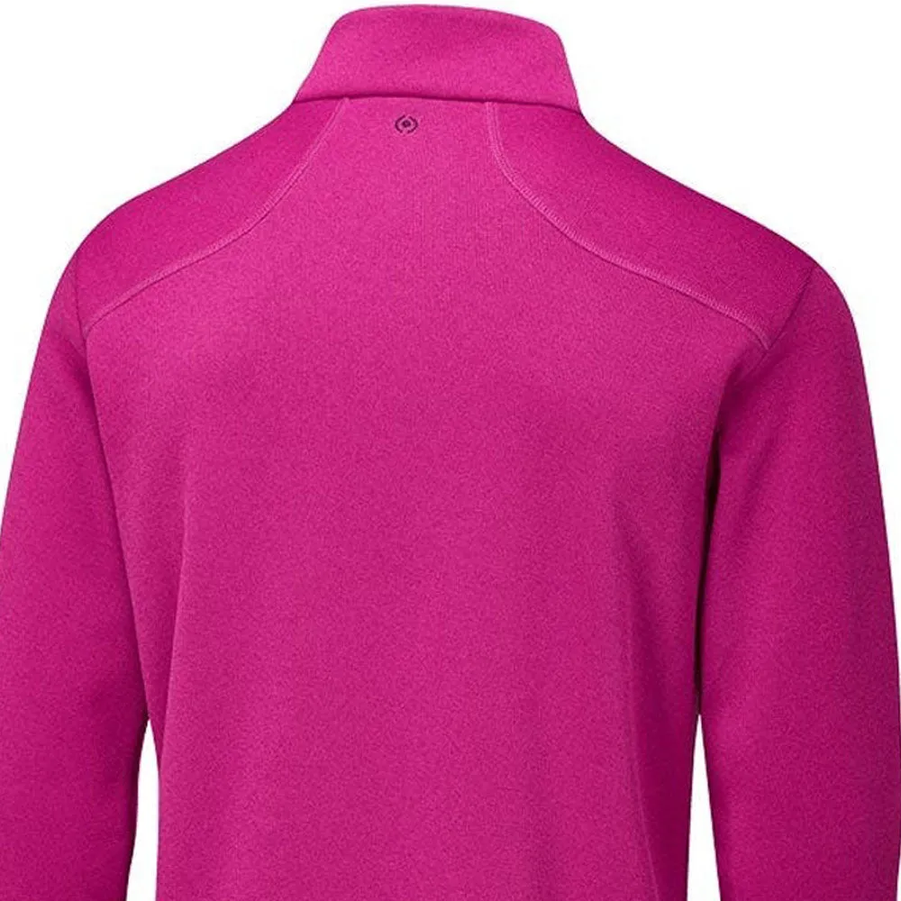 Ping Ramsey 1/2 Zip Pullover - Raspberry Marl