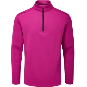 Ping Ramsey 1/2 Zip Pullover - Raspberry Marl