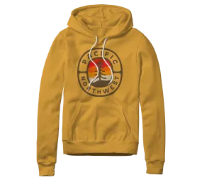 PNW Sunset Tree Pullover Hoodie