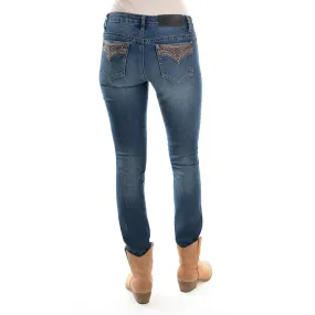 Pure Western Women's Vivienne Skinny Leg Jean 32 Leg Dusk