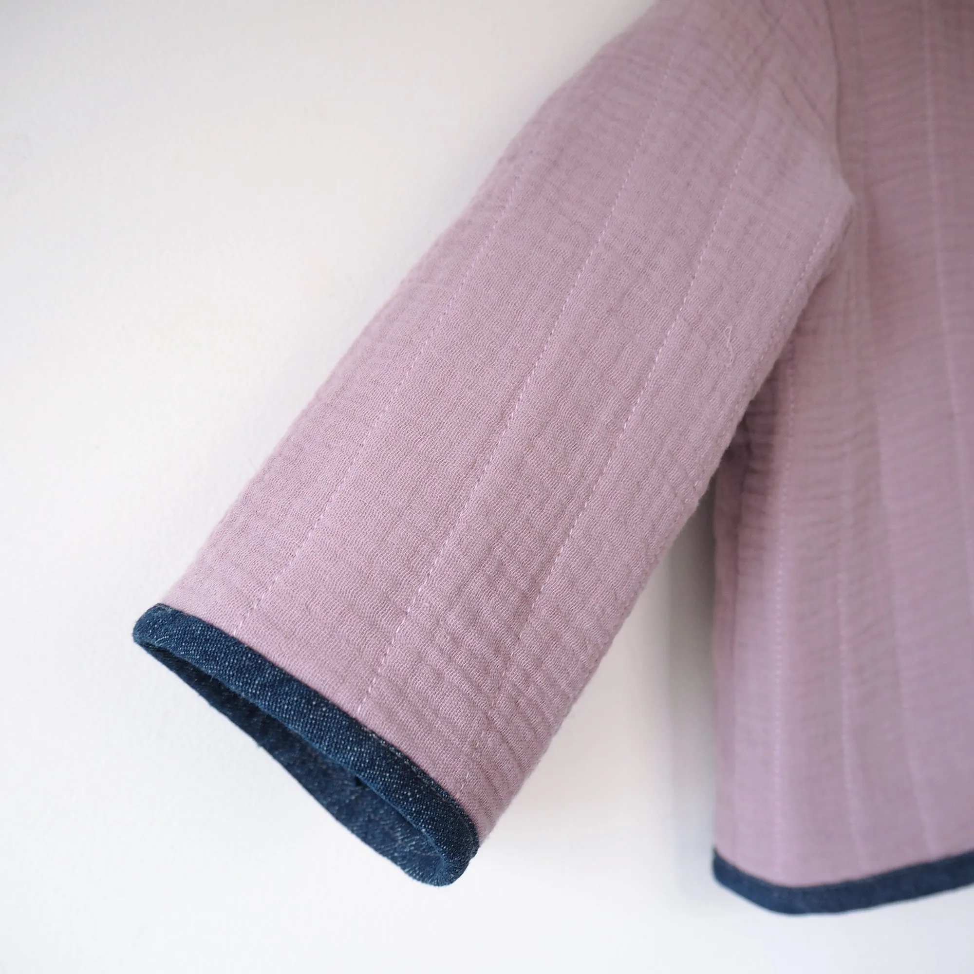 Quilted Baby and Child's Coat With Letter Motif
