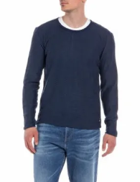 REPLAY PULLOVER dunkelblau UK2651 782