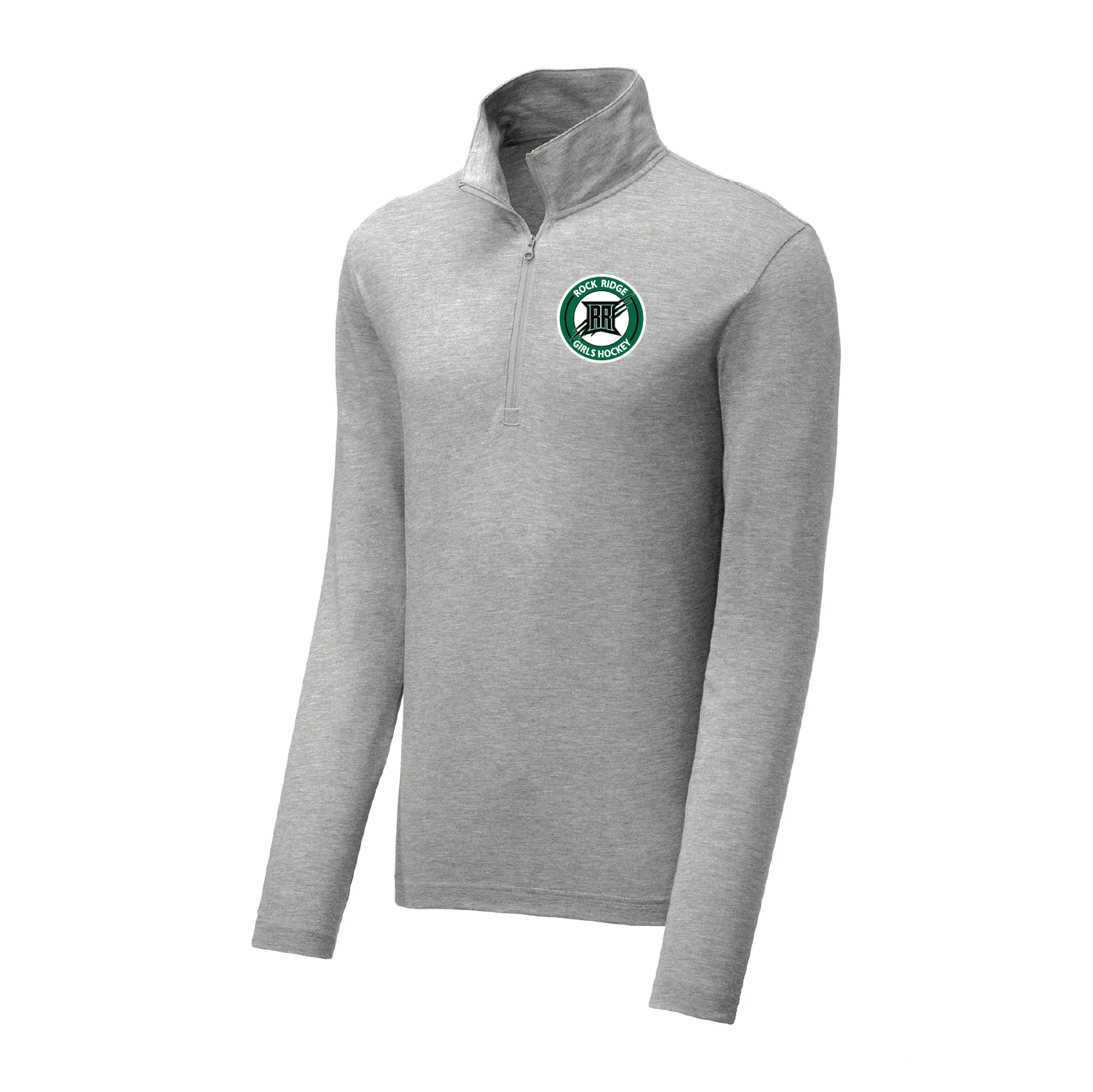 Rock Ridge Girls Hockey UNISEX Tri-Blend Wicking 1/4-Zip Pullover