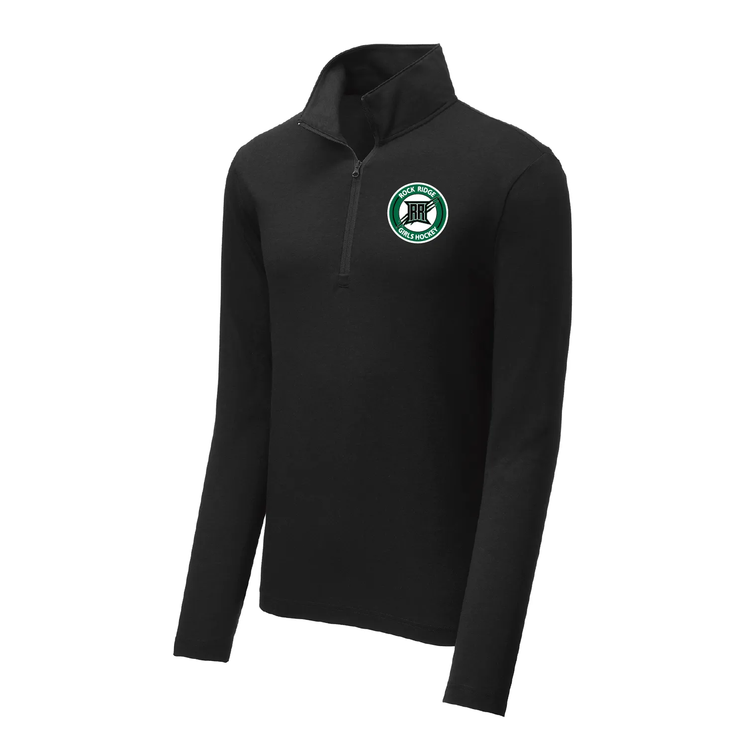 Rock Ridge Girls Hockey UNISEX Tri-Blend Wicking 1/4-Zip Pullover