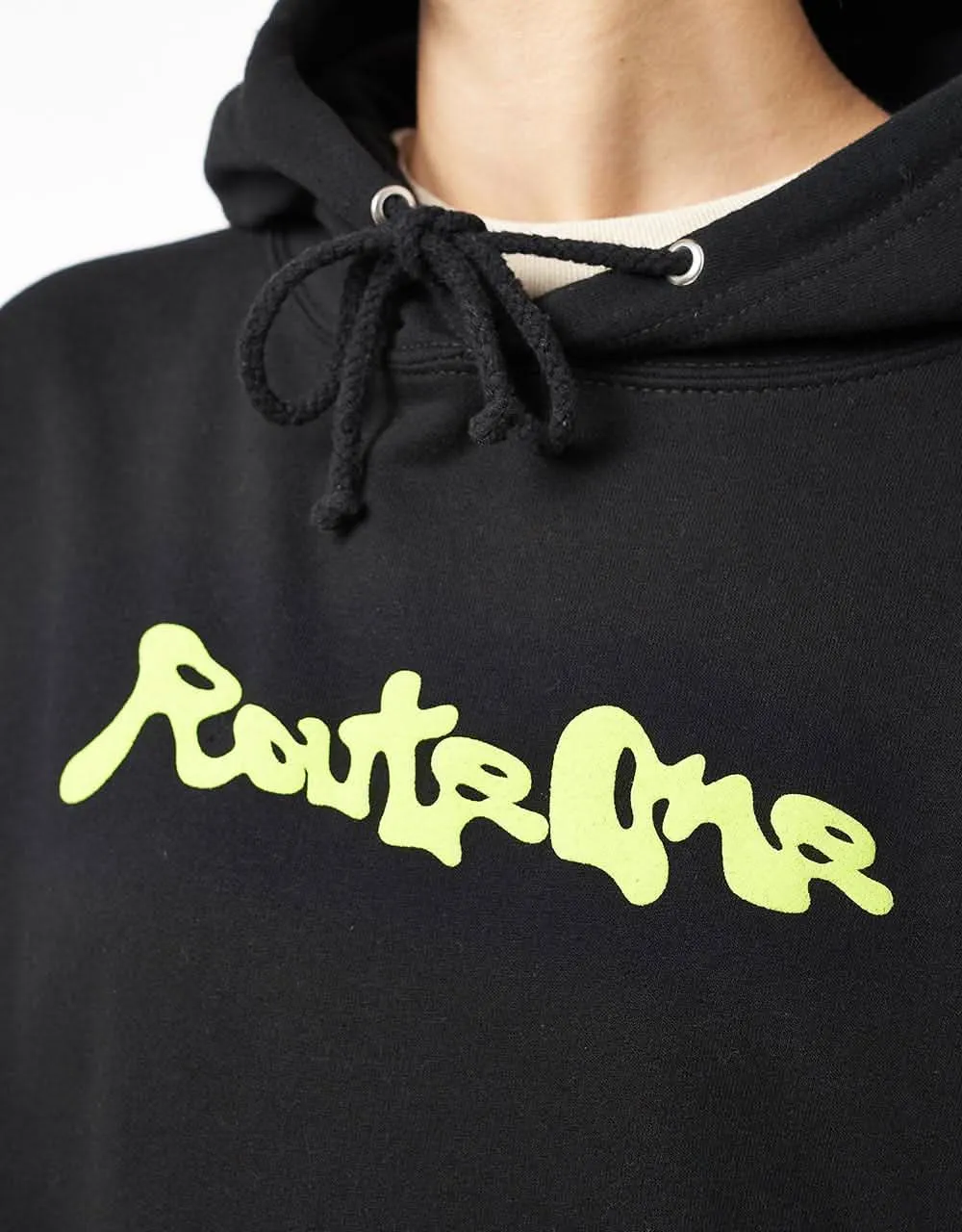 Route One Fluidity Pullover Hoodie - Deep Black