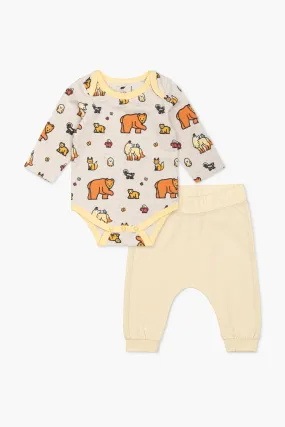 SALE - Jack   Jill Bodysuit Groove Pants Bundle_Forest Friends