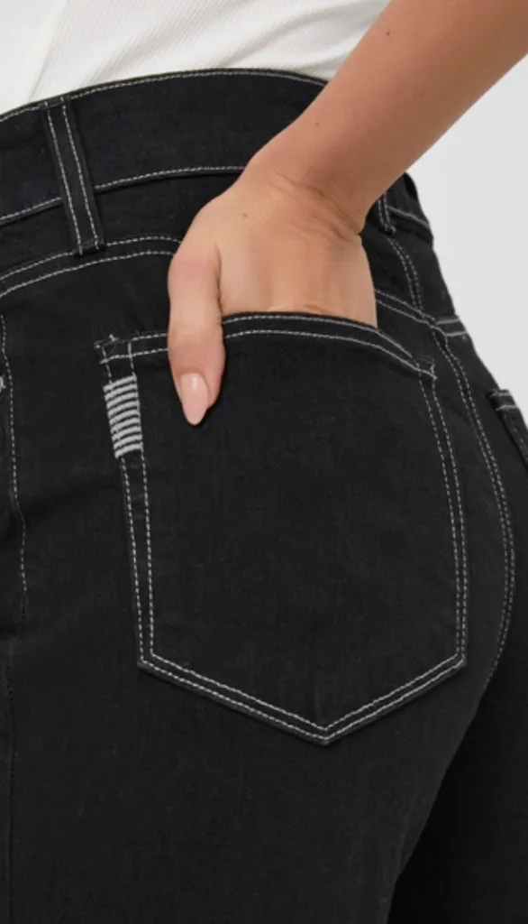Sasha 32" Wide Cuff Twilight Black