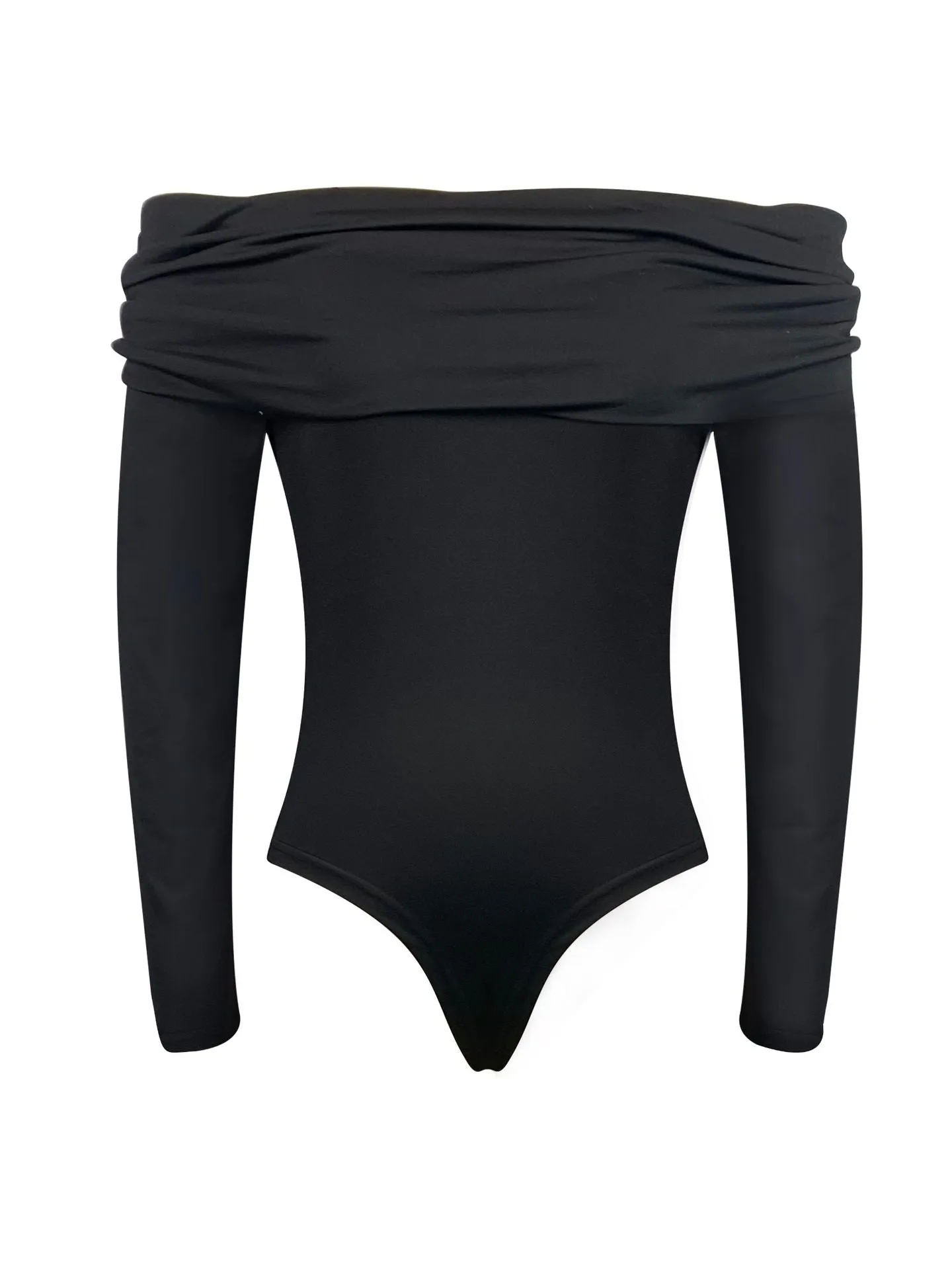 Sexy Off Shoulder Long Sleeve Bodysuit