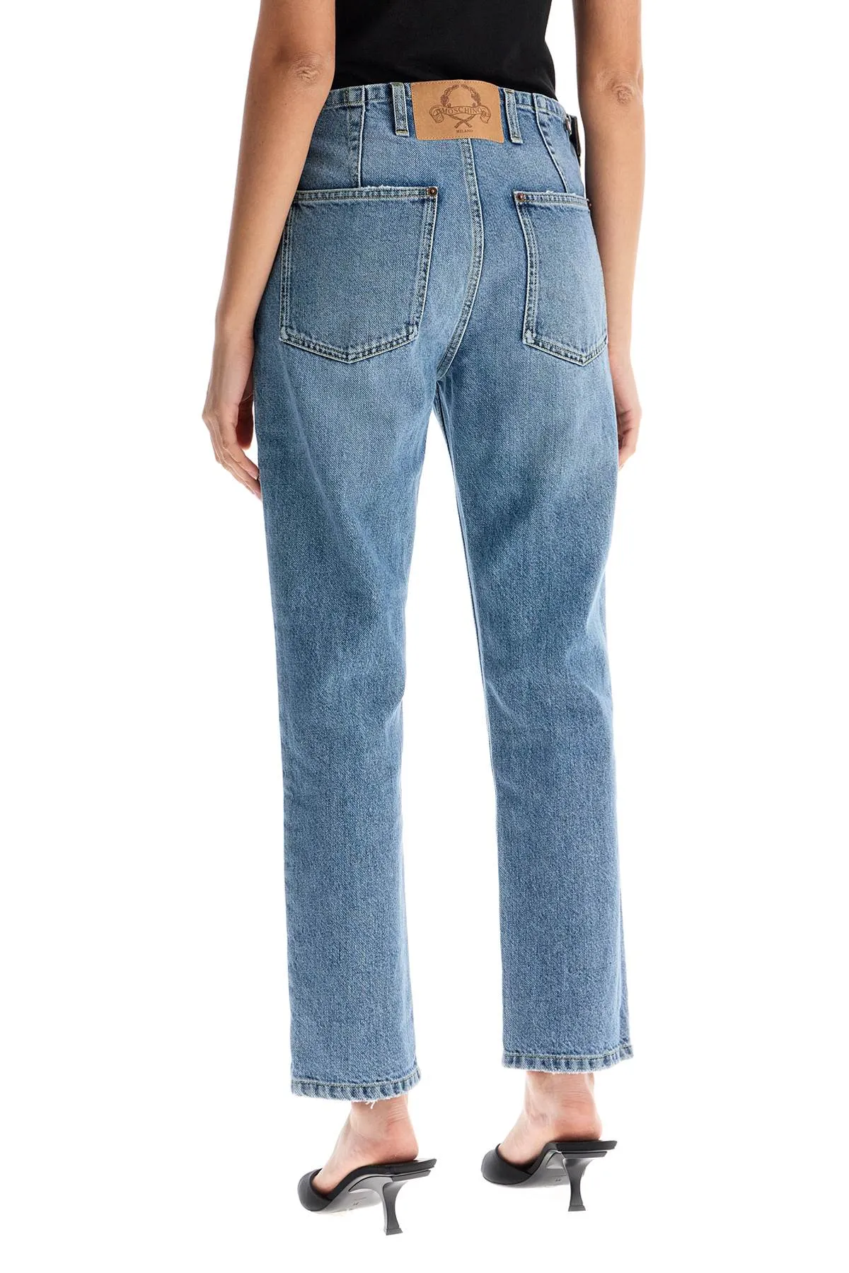 Slim Fit Adjustable Denim Jeans