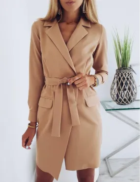 Slim Fit Coat Dress