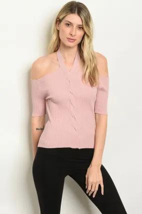 Sloane Blush Knit Top