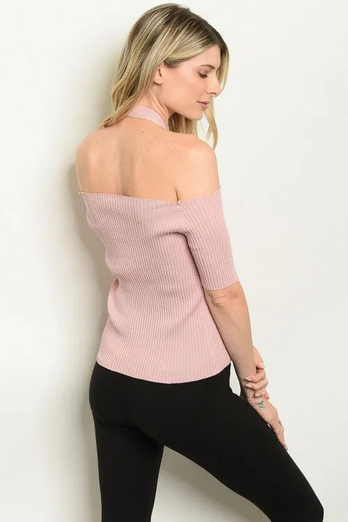 Sloane Blush Knit Top