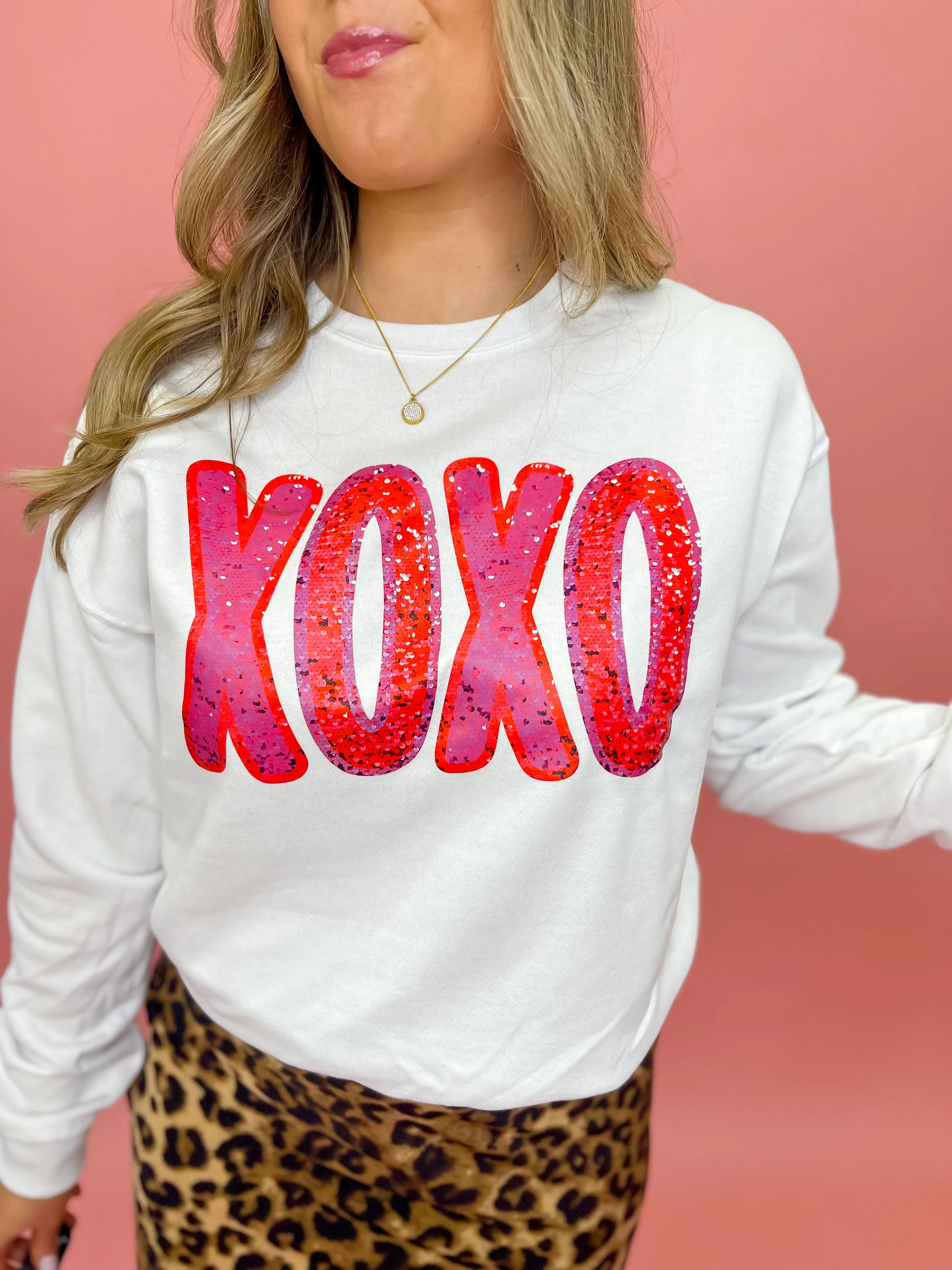 Sparkly XOXO Pullover