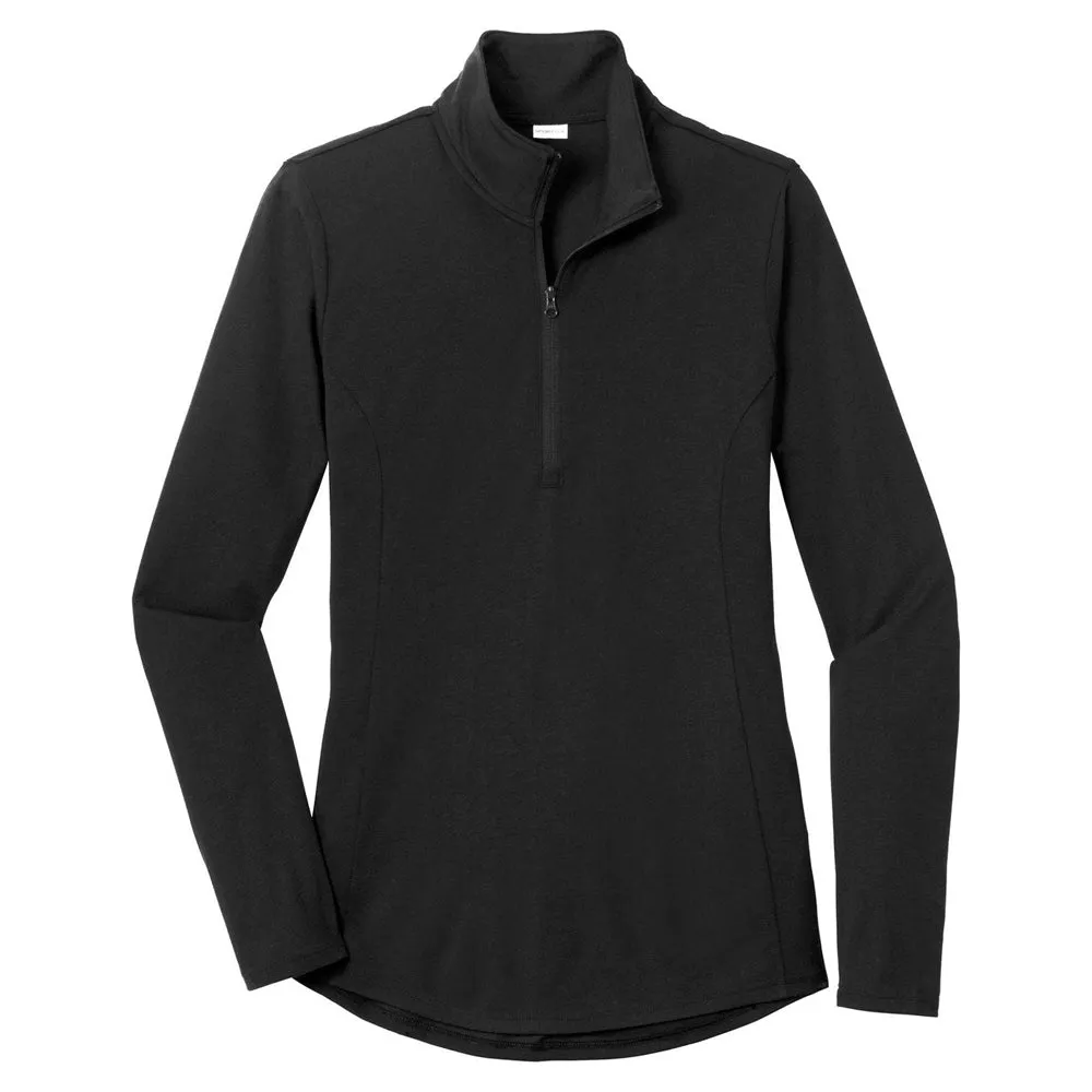 Sport-Tek ® Ladies PosiCharge ® Tri-Blend Wicking 1/4-Zip Pullover