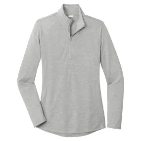 Sport-Tek ® Ladies PosiCharge ® Tri-Blend Wicking 1/4-Zip Pullover