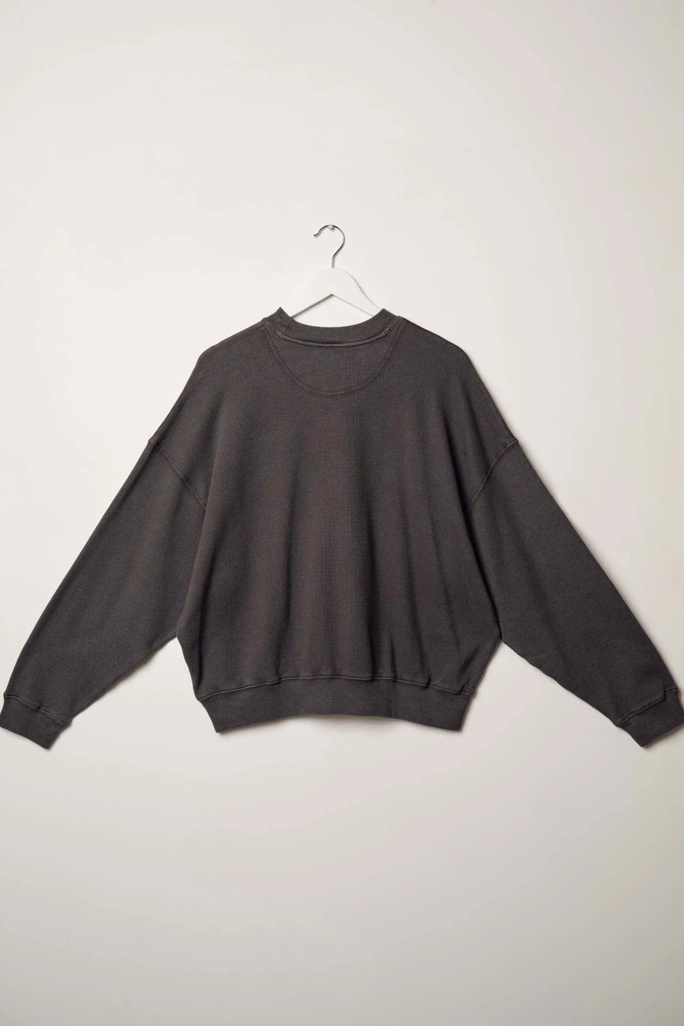 Stay Toasty Garment Dyed Thermal Pullover Top