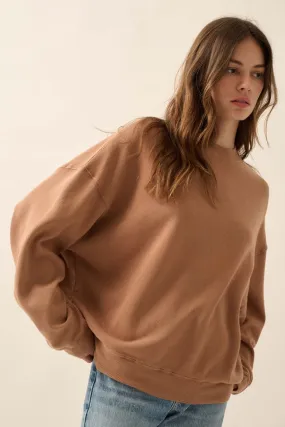 Stay Toasty Garment Dyed Thermal Pullover Top