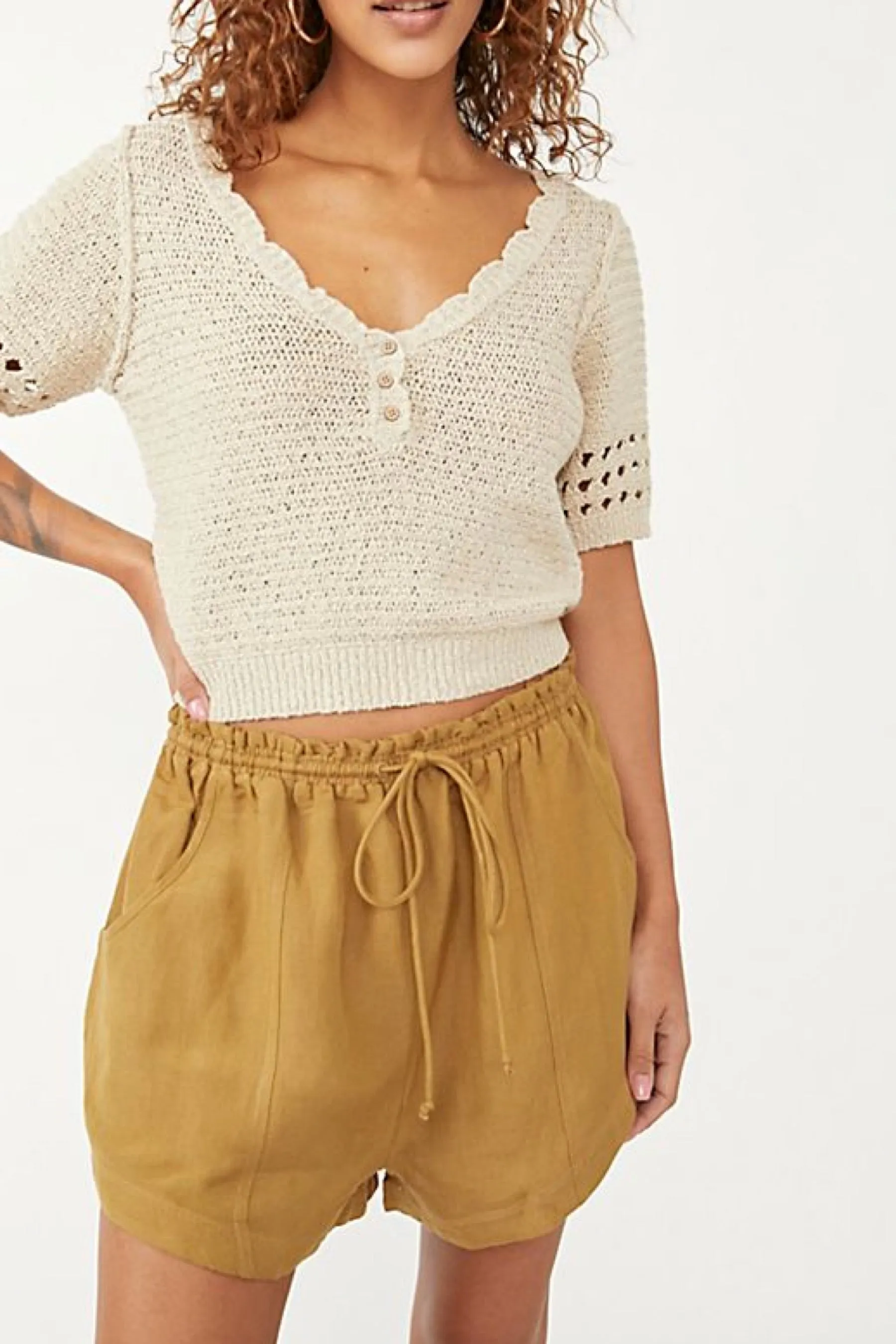 Summer Khaki Bree Pullover