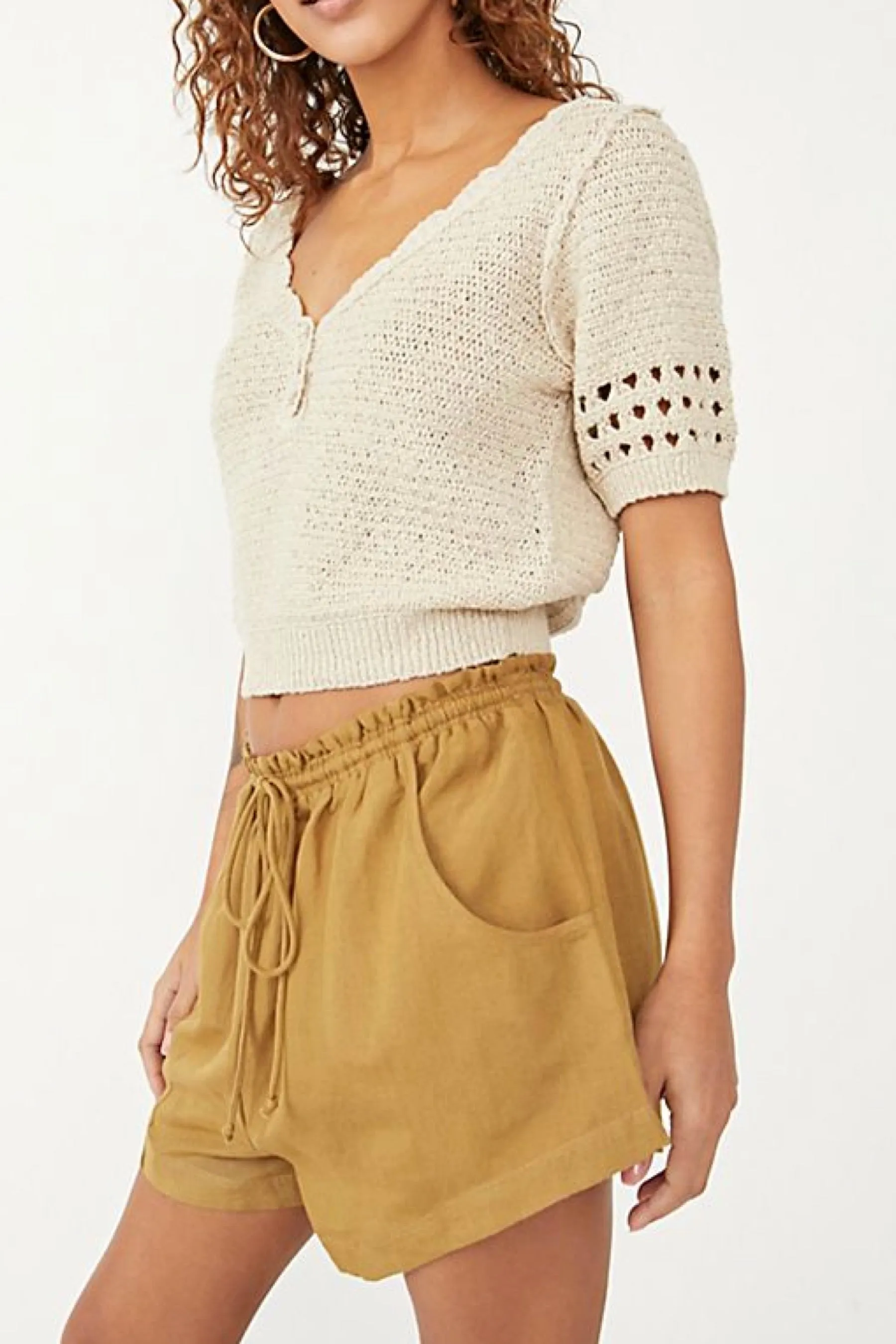 Summer Khaki Bree Pullover