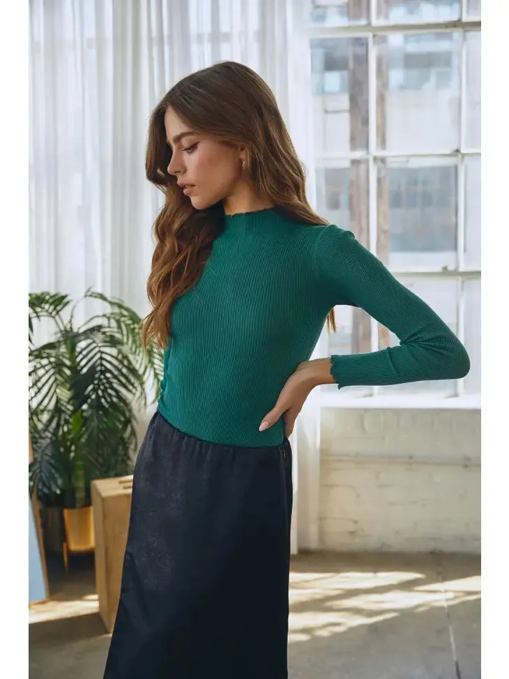 The Frill Knit Bodysuit