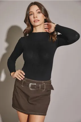 The Frill Knit Bodysuit