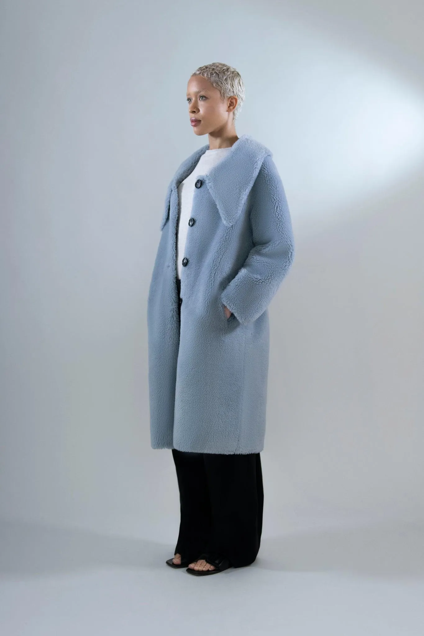 Theodora Coat in Shearling