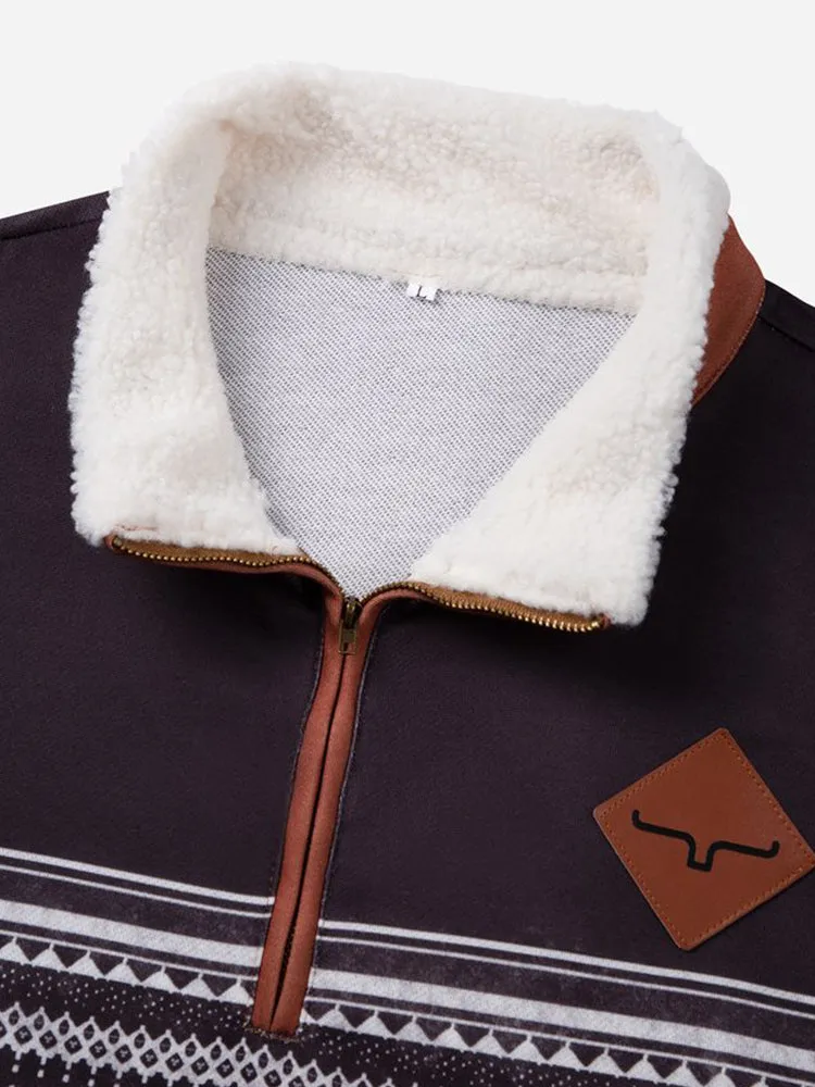 Thermal Fleece Pullover Sweatshirt