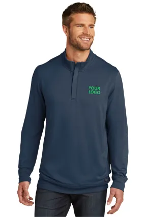 TravisMathew Newport 1/4-Zip Fleece Blue Nights