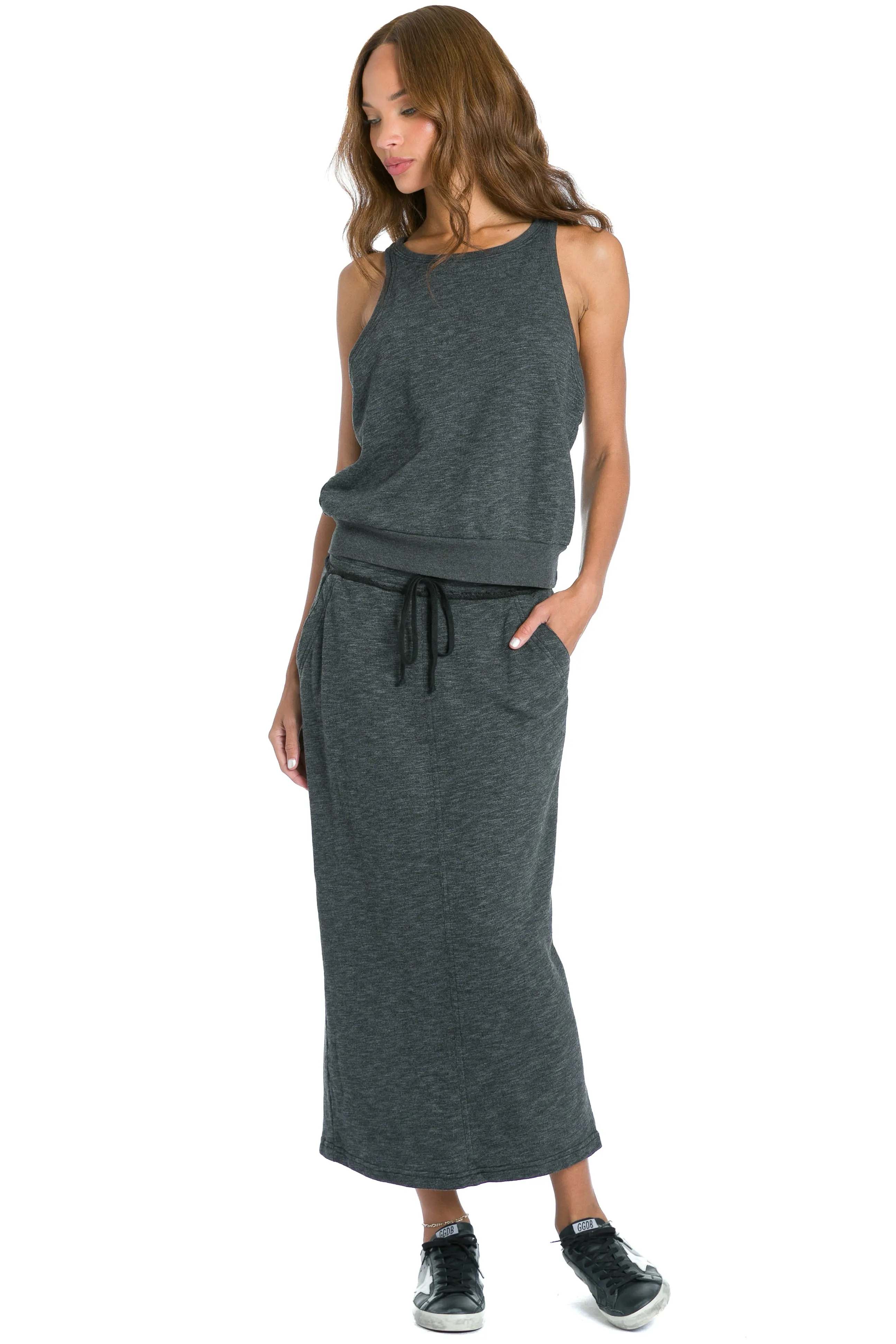 Trifecta French Terry Racer Tank Pullover