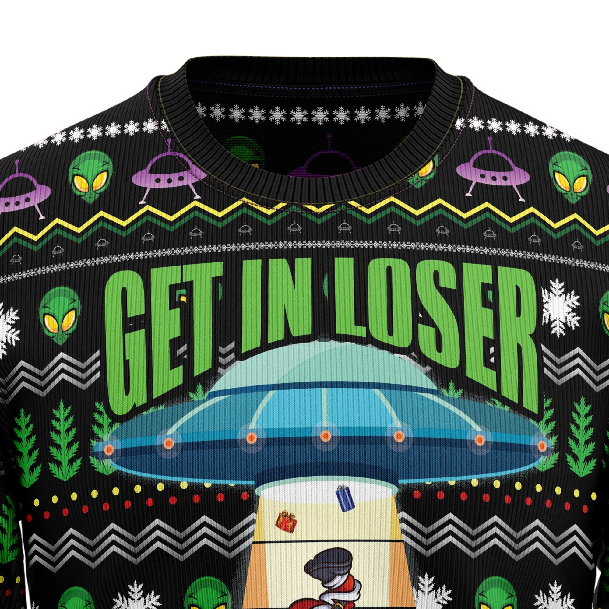 Ugly Sweater JulesRoche Graphic Christmas Holiday Pullover