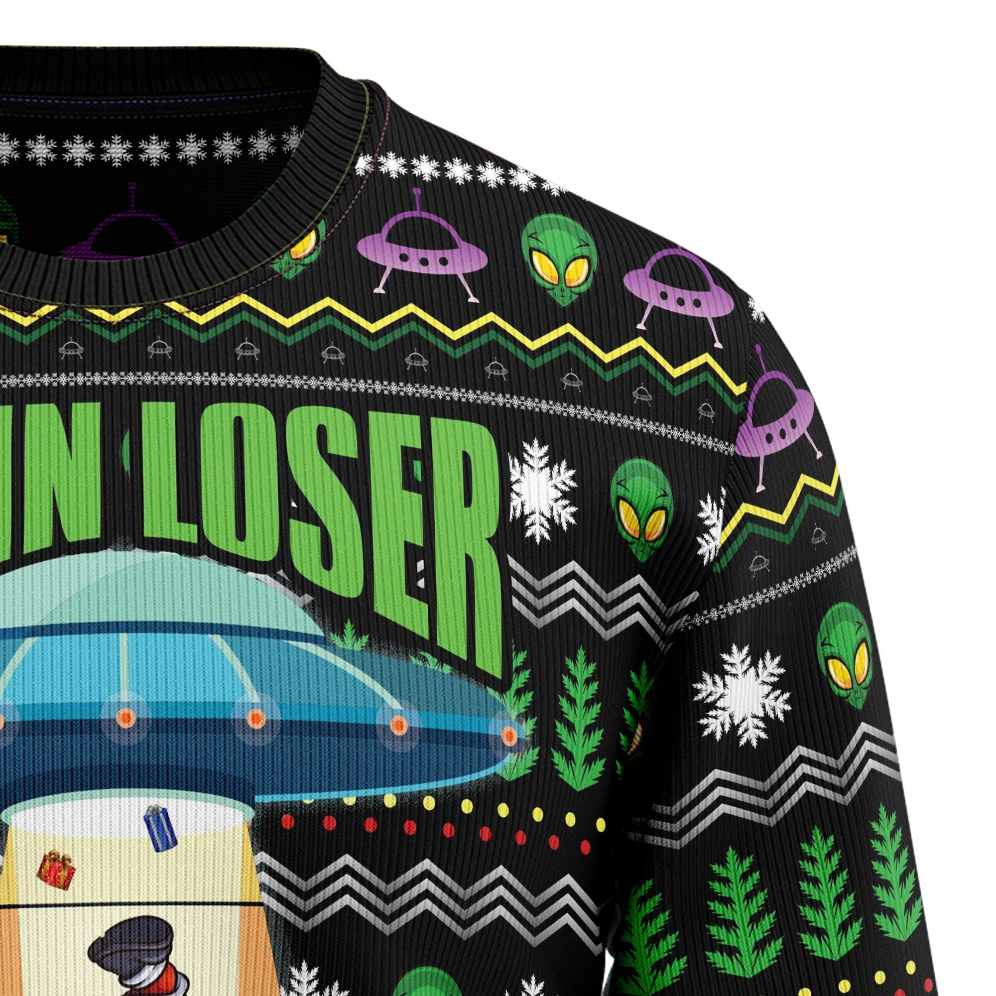 Ugly Sweater JulesRoche Graphic Christmas Holiday Pullover