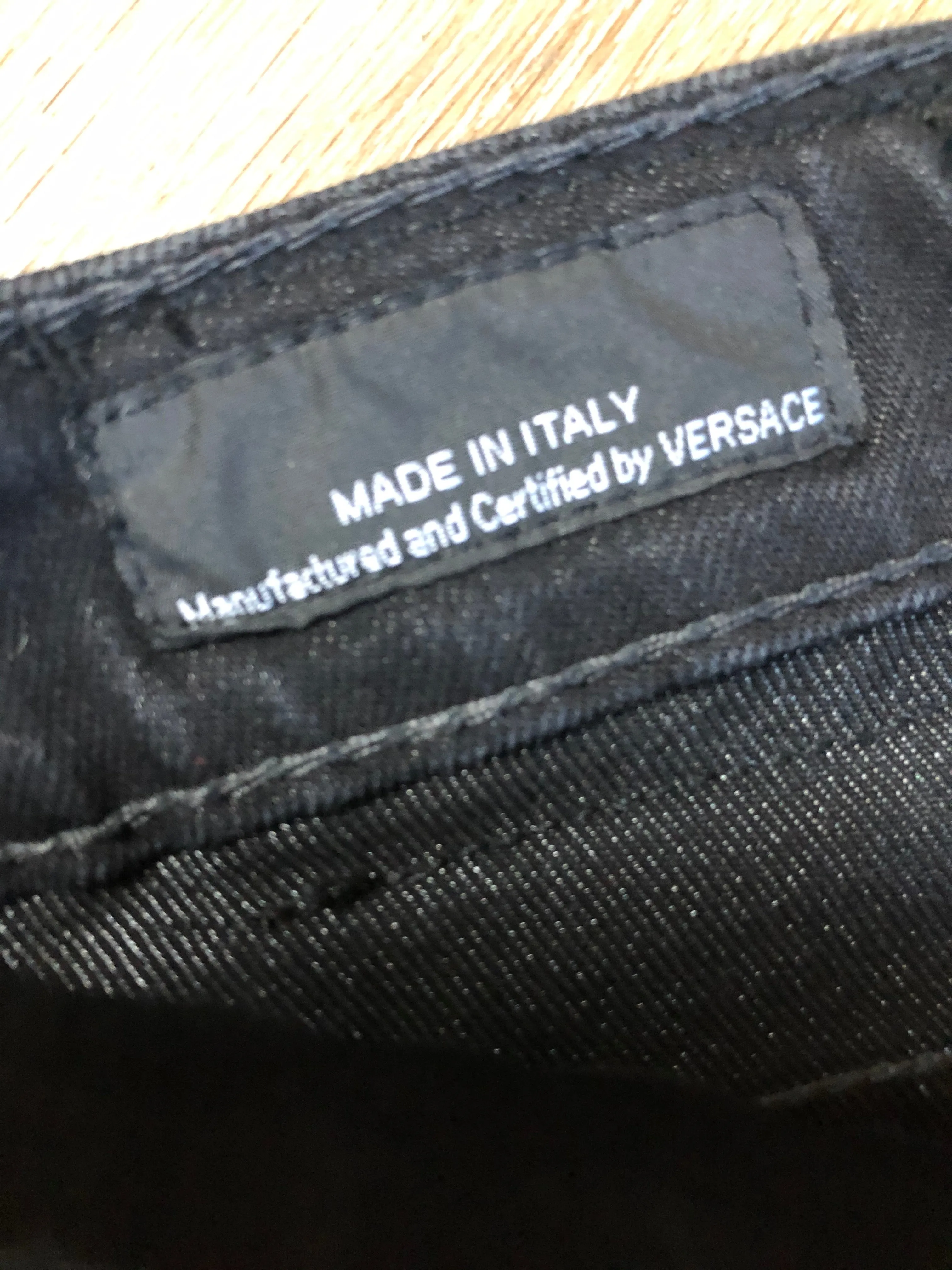 Versace Black Skinny Jeans