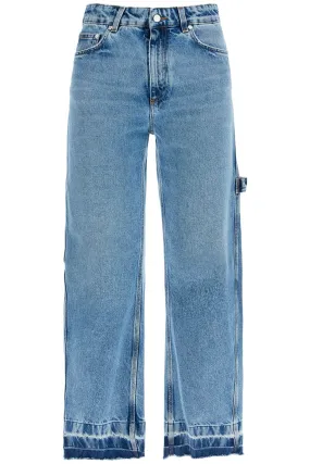 Vintage Effect Barrel Denim Jeans