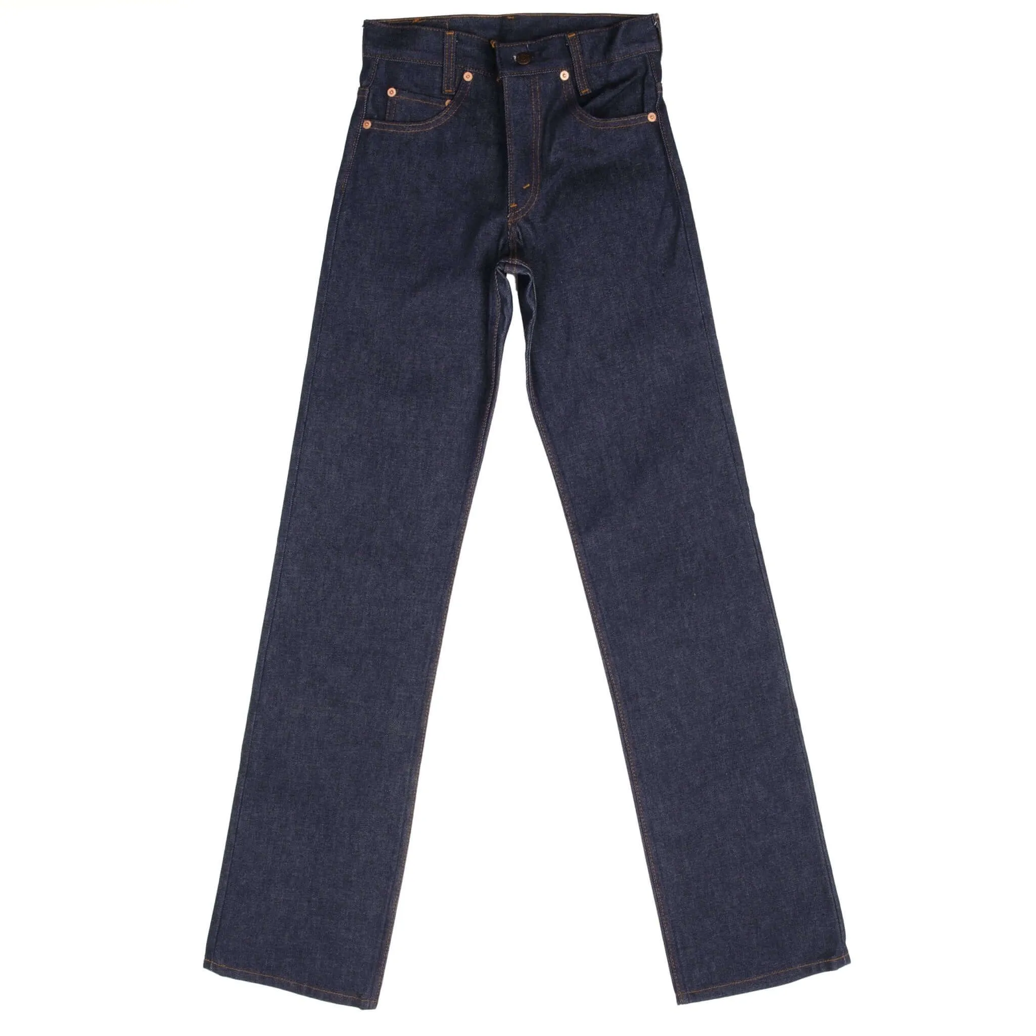VINTAGE LEVIS 717 SADDLEMAN BOOT CUT JEANS 1977 SIZE 26X34 MADE IN USA DEADSTOCK