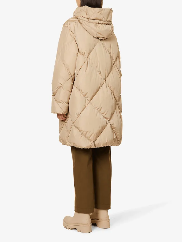 Weekend By Max Mara Calerno Oversized Fit Quilted Woven Coat 23549608336 Col 018