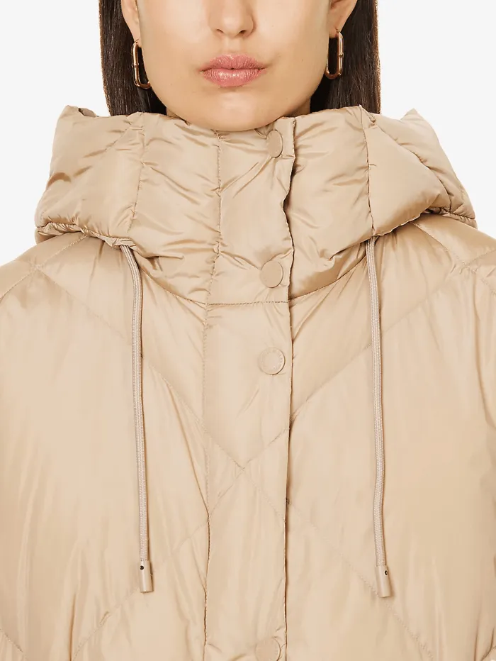 Weekend By Max Mara Calerno Oversized Fit Quilted Woven Coat 23549608336 Col 018