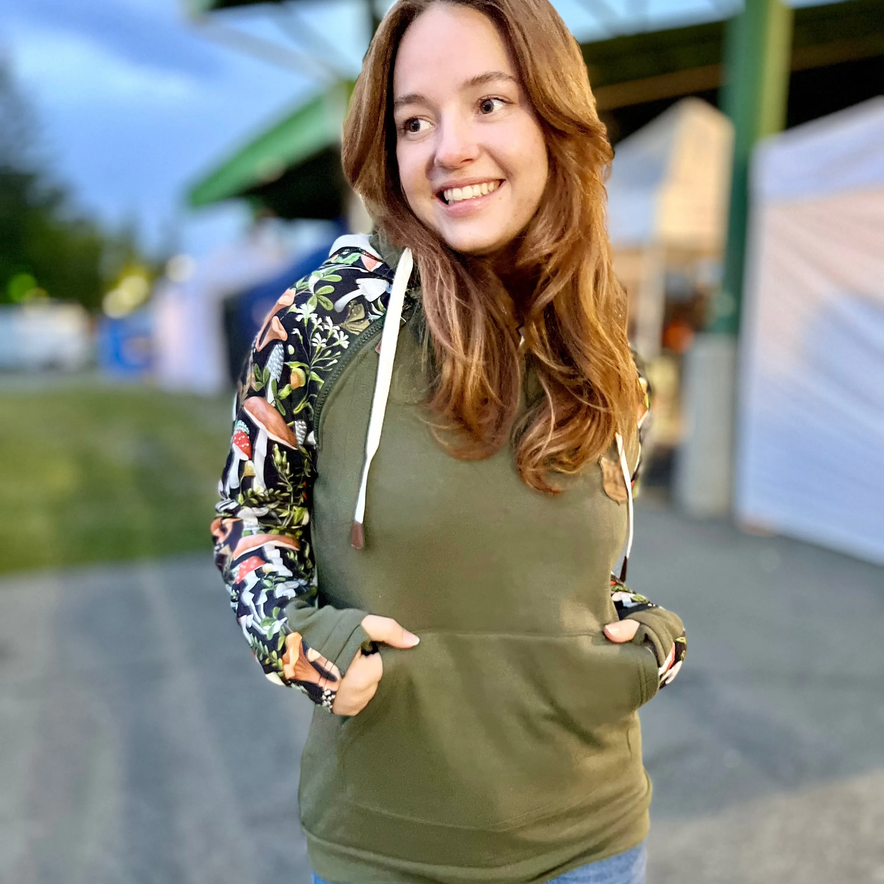 Wholesale: Mushroom Sleeve Hoodie
