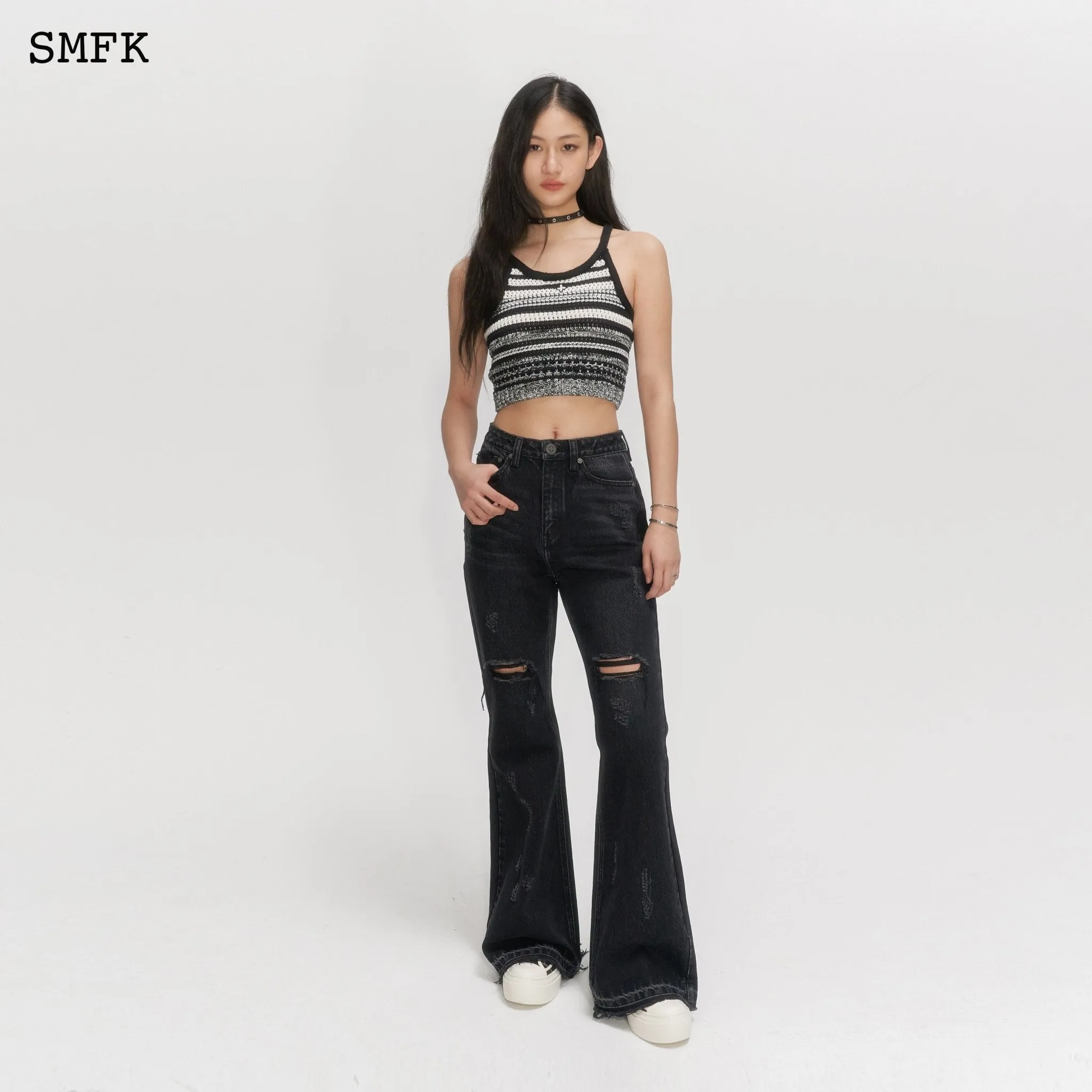 Wilderness Wandering Mermaid Grey Jeans